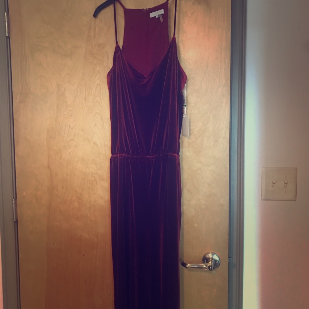 Suede Jumpsuit